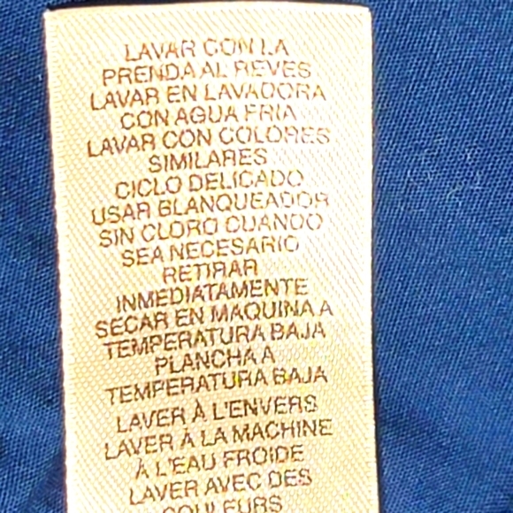 DKNY Jeans Women's Blue Camo Cargo Pants Size 12 - Picture 12 of 12